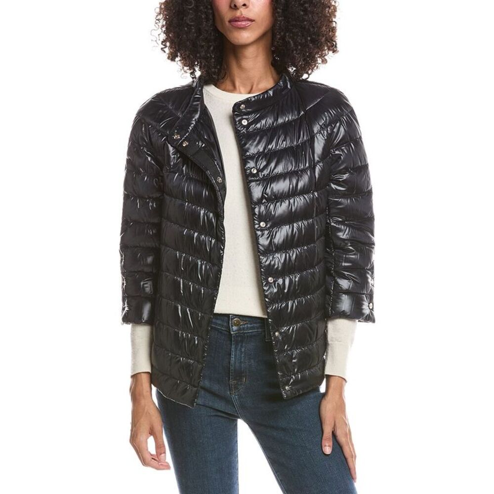 Herno Womens  Down Puffer Jacket, Black